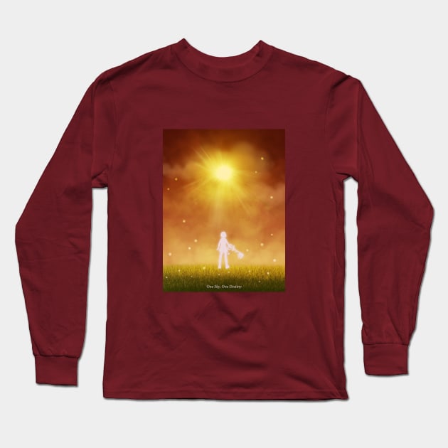 Thinking Of You, Wherever You Are Long Sleeve T-Shirt by Haelyonn